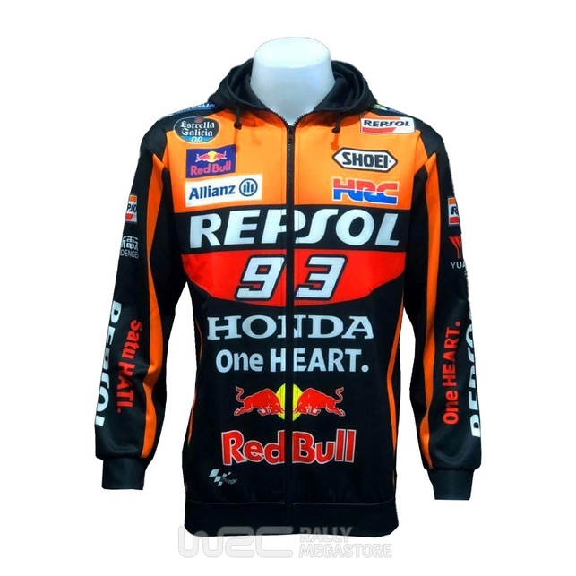 HOODIE REPSOL HONDA TEAM MOTO GP MARC MARQUEZ 93